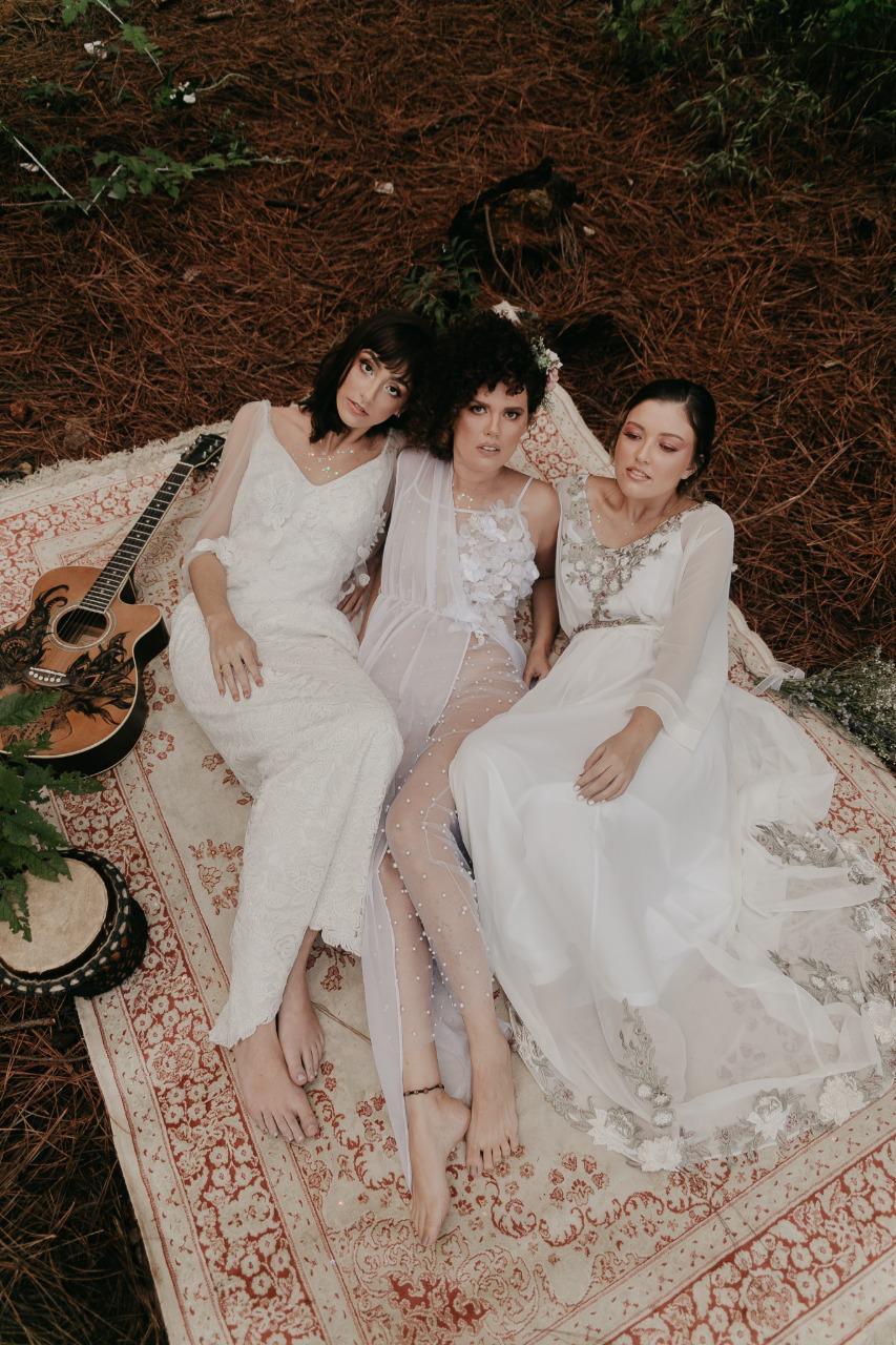 Editorial da Boho Noivas no bosque